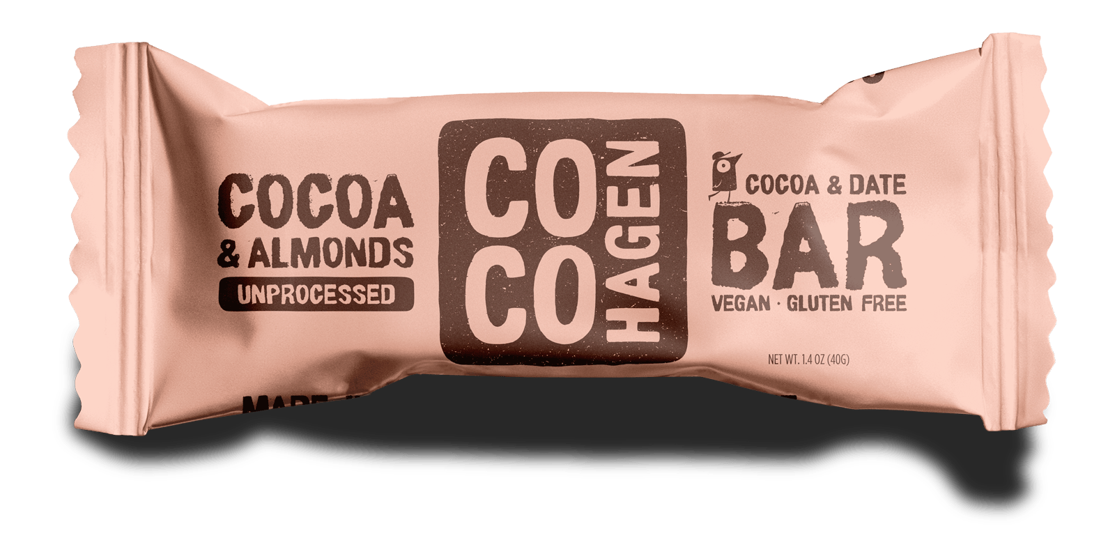 Cocohagen Date Bar: Cocoa & Almonds x 20 pcs - Organic