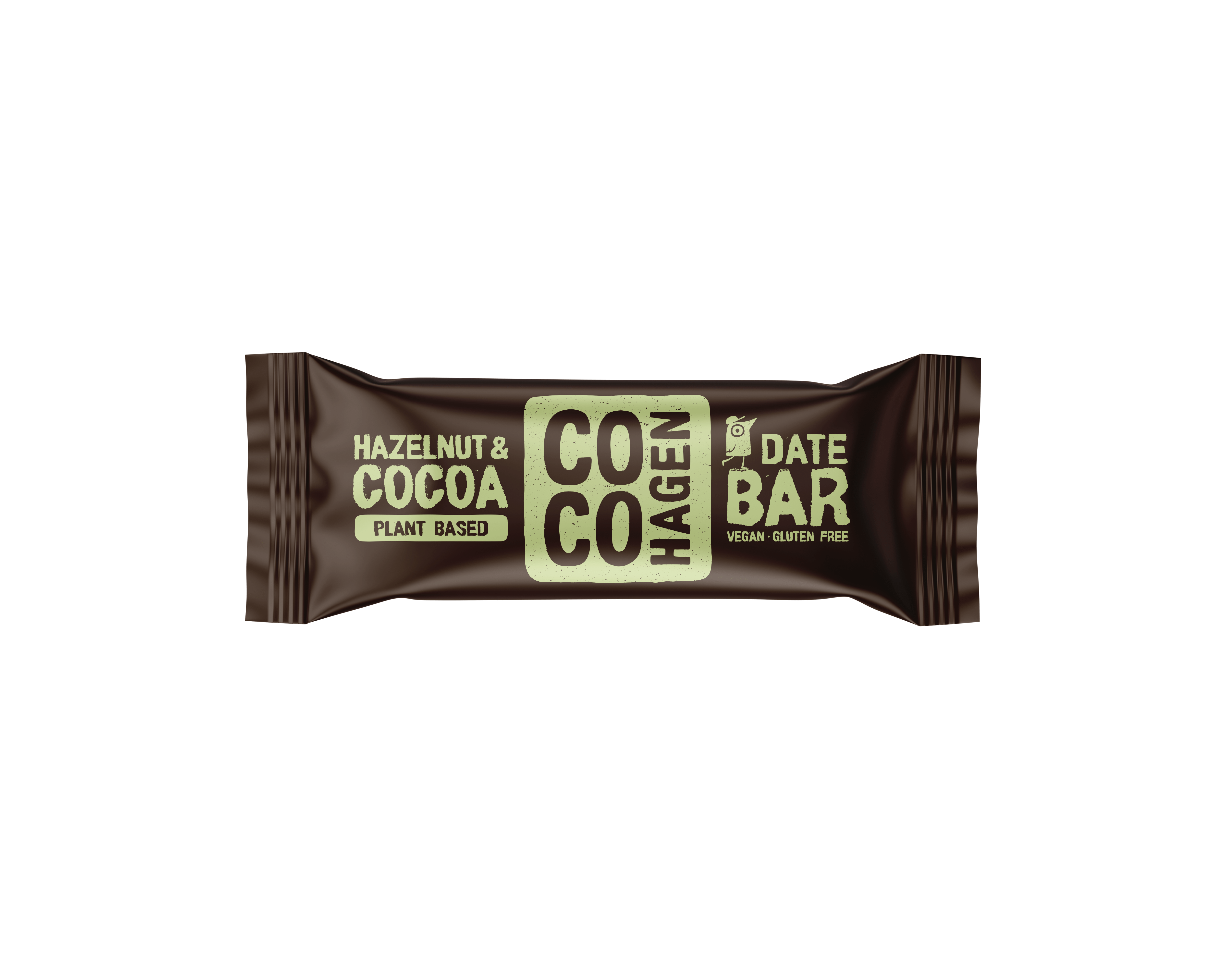 Cocohagen Date Bar: Hazelnut & Cocoa x 20 stk - økologisk.