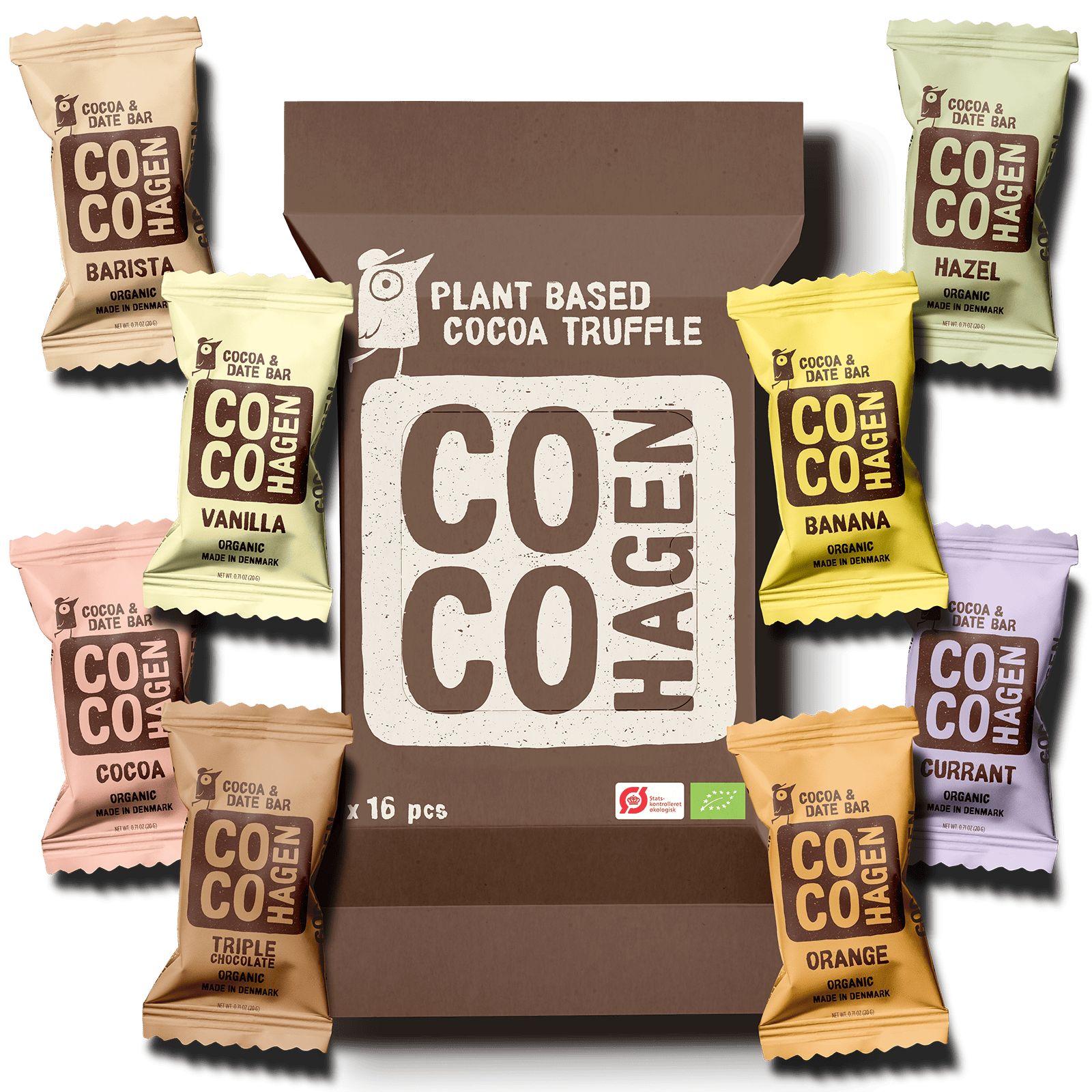 Core Range Cocohagen 16 pcs - Organic.