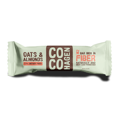 Cocohagen Date Bar 60 gram : Fiber Oats & Almonds x 16 pcs - Organic