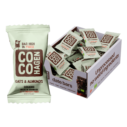 Cocohagen Fiber Oats & Almonds x 25 pcs - Organic