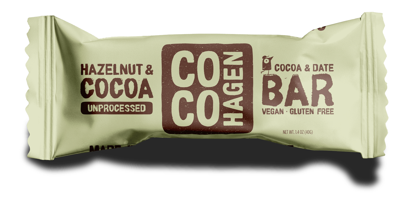 Cocohagen Date Bar: Hazelnut & Cocoa  x 20 pcs - Organic